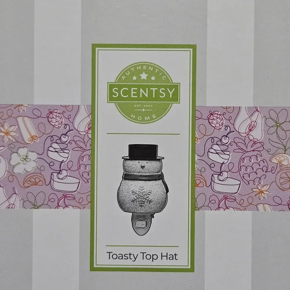Scentsy Toasty Top Hat Mini Warmer New in Box Plug-In Wax Warmer